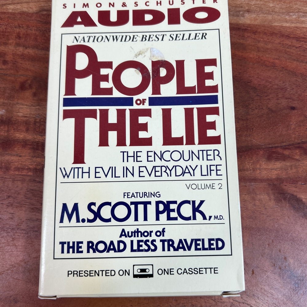 People of the Lie Vol 2 M Scott Peck Cassette Tape Simon & Schuster Audio 1992